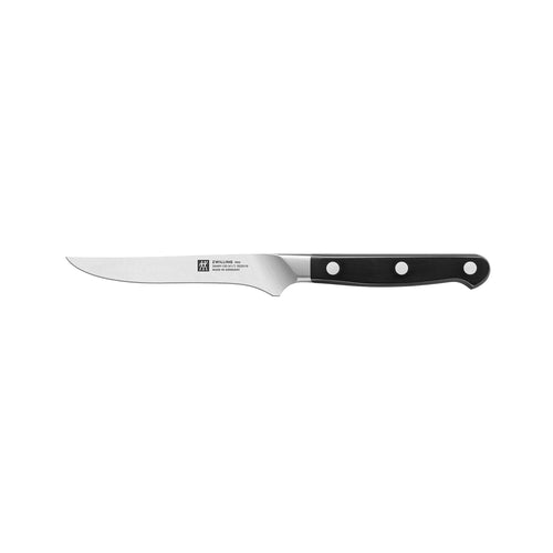 ZWILLING | Steak Knife – FRIODUR® Ice‑Hardened, SIGMAFORGE, V‑Edge - Black Handle - Hanging Loop