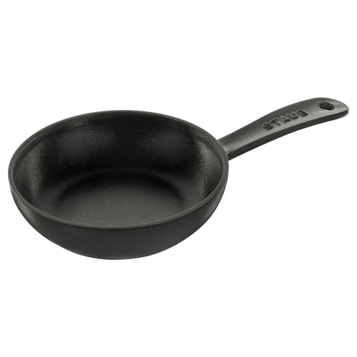 STAUB | PANS - Paistinpannu - Ø 160mm - valurauta - musta | pyöreä