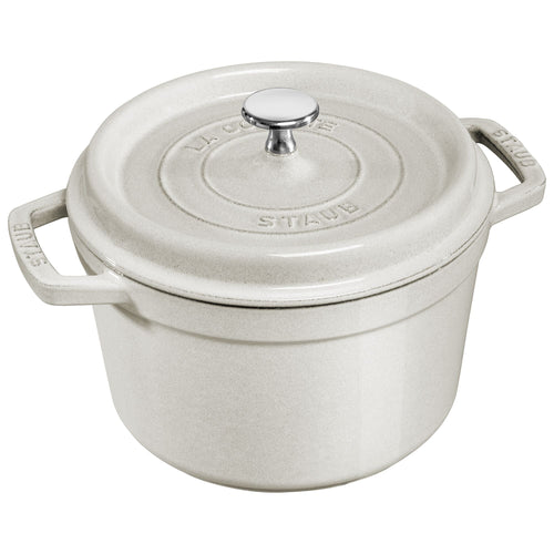 STAUB | LA COCOTTE - Cocotte-pata syvä - Ø 240mm - valurauta - valkoinen tryffeli