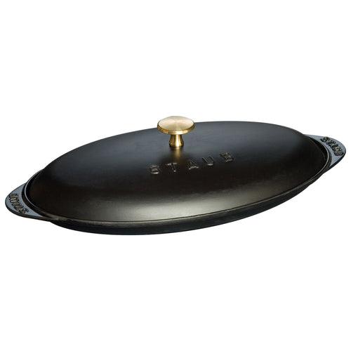 STAUB | Oval Cast Iron Baking Dish – 310 mm - Black - Grill & Oven
