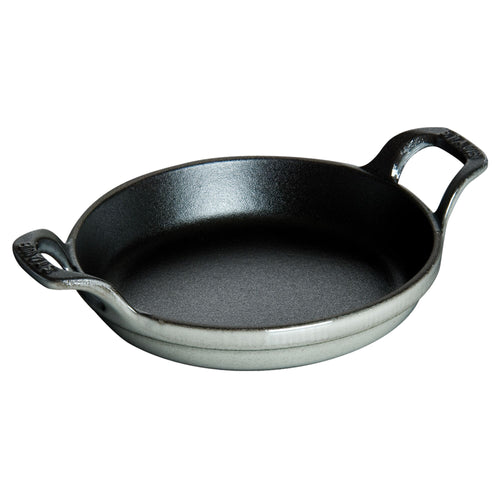 STAUB | Round Cast Iron Baking Dish – Ø 12 cm - Graphite Grey - All Hobs + Oven/Grill
