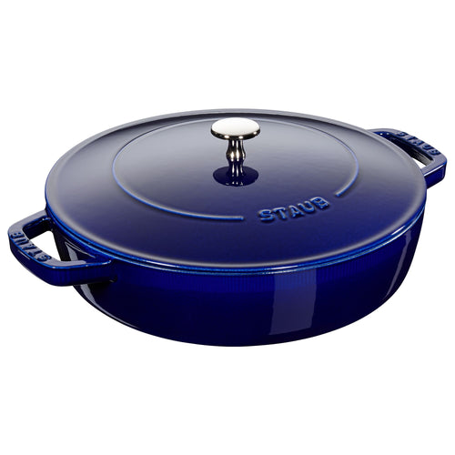 STAUB | BRAISERS - Paahdin Chistera Drop-Structure - 280mm - valurauta - tummansininen