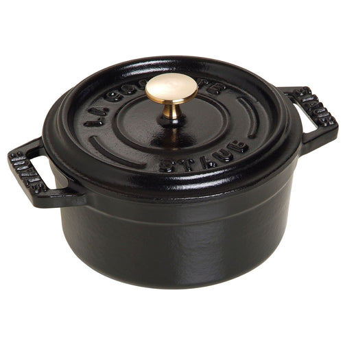 STAUB | LA COCOTTE - Cocotte-pata setti - Ø 100mm - 6-osinen - valurauta - musta