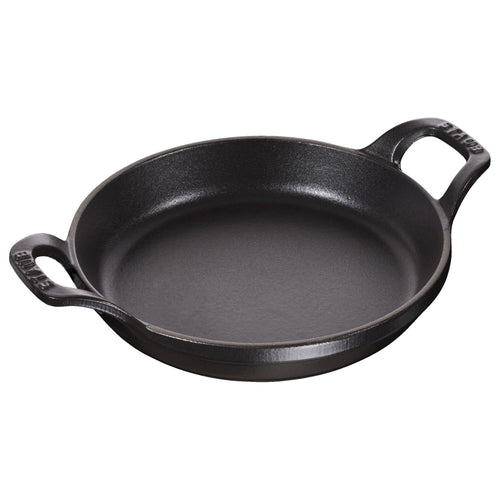 (6 pcs) STAUB | Round Cast Iron Oven Dish Set – Black - Grill/Oven