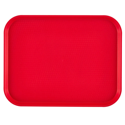 (12 kpl) CAMBRO | Pikaruokatarjotin - suorakulmainen - 360x460mm - korkea profiili - punainen