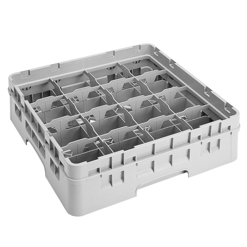 CAMBRO | CAMRACK® - Mukipesukori 1/1 - 16 lokeroa - 500x500mm - Harmaa