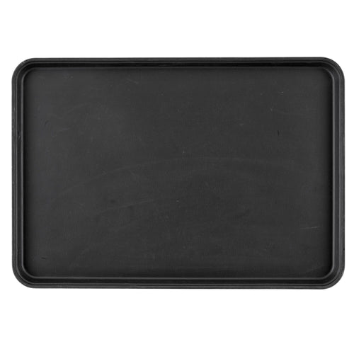 (6 pieces) CAMBRO | CAMTREAD® Non‑Slip Serving Tray – Black Fibreglass – Rectangular 650 x 450 mm – 27 mm high