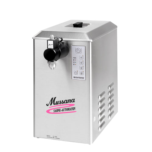 MUSSANA | LADY - Commercial Whipped Cream Machine – Refrigerated – 6 L – 230 V
