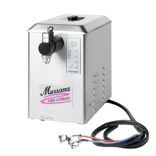 MUSSANA | BOY - Commercial Whipped Cream Machine – 4 L – Refrigerated – Mobile – 12 V battery