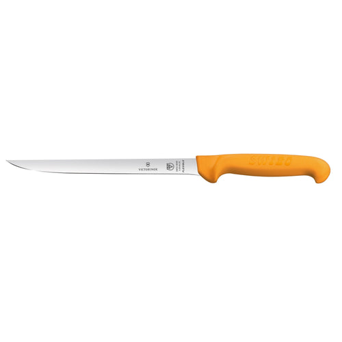 VICTORINOX | SWIBO Flexible Filleting Knife – 200 mm Blade - Orange Handle
