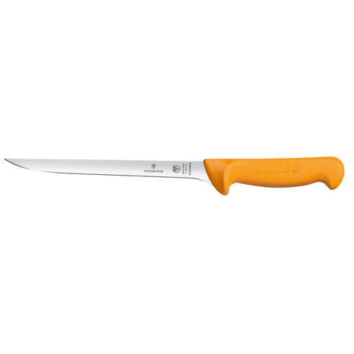 VICTORINOX | SWIBO Flexible Filleting Knife – 200 mm Blade - Orange Handle