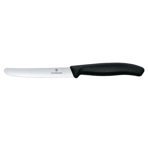 VICTORINOX | SWISS CLASSIC- Tomaatti- ja pöytäveitsi hammastetulla terällä - Terä: 110mm - 6 kpl