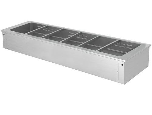 Upotettava vesihaude - 2110 mm - 4,38 kW - 6x GN 1/1