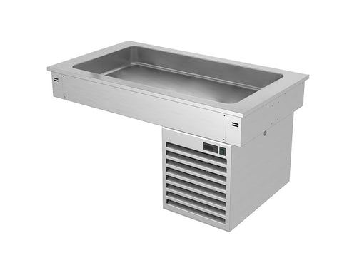 Upotettava kylmäallas - 1000 mm - +2–+8 °C - 3 GN 1/1-astiaa - 190 W