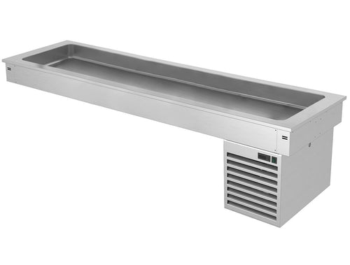 Upotettava kylmäallas - 2100 mm - +2–+8 °C - 6 GN 1/1-astiaa - 410 W