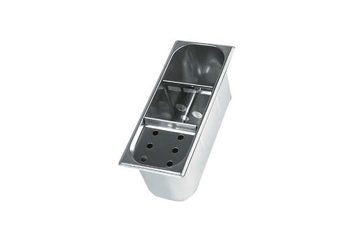 Vpcarenato | Annoskauhan huuhtelulaite yhteensopiva: Vpcarenato - 251x92 mm - Ruostumaton teräs - CNS - 1 aukko alhaalla - ominaisuudet: helppo puhdistaa & kestävä & hygieeninen