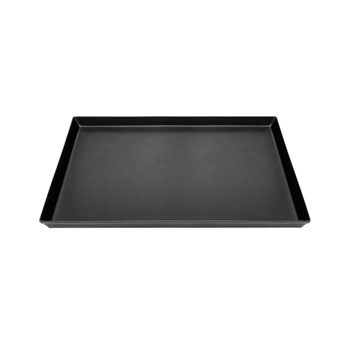 Pizzapelti - musta teräs - 400x300x30mm