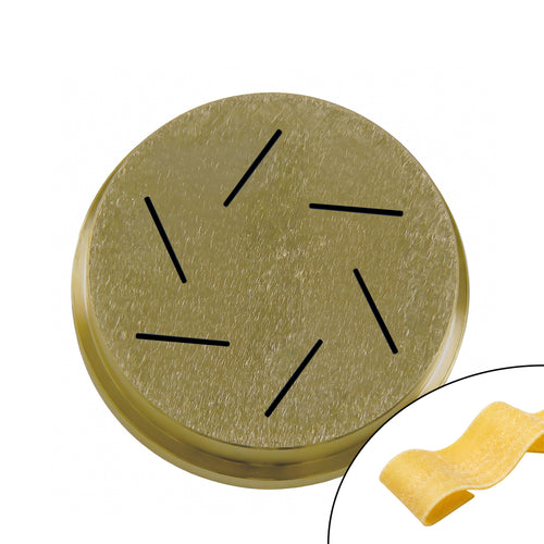 pastakoneen muotti - Pappardelle - Ø 57 mm - 62x62 mm - yhteensopiva: NMF8N & NMF13N - kupari‑ ja messinkiseos