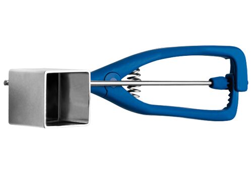 Jäätelöannostelija - neliö - 32x32 mm - ruostumaton teräs