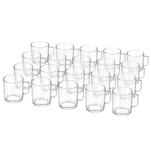 (50 pcs) Polycarbonate Mug - Clear - 250 ml - Break-Resistant