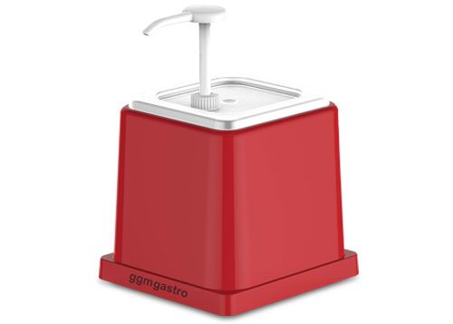 Ketchup / Sauce Dispenser - 2 L - Polypropylene - Pump Dispenser