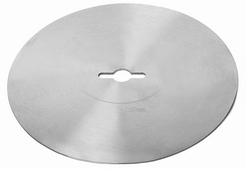 (5 kpl) Kebab-leikkurin terä - pyöreä - ruostumaton teräs - Ø 120 mm - sileä - varten kebab-leikkurit
