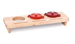 Kattila - Topfständer - Puu - 176x541x70 mm - stabil ja naarmuuntumista kestävä; helppo puhdistaa - tarkoitukseen: 3 kattilalle - yhteensopiva: SMTK100O