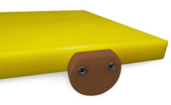 (2 kpl) Leikkuulaudan stoppari - 40x10x35 mm - Ruskea