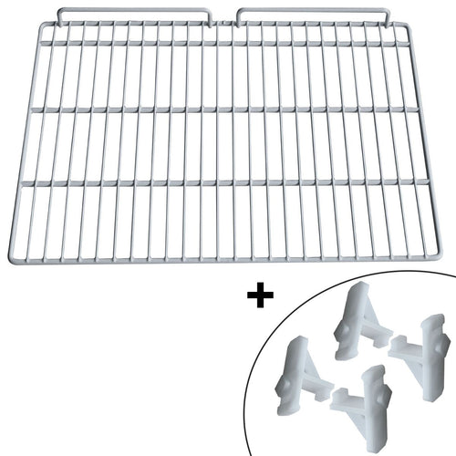 Ritilä - 670x530 mm - harmaa - plastisoitu - sis. 4 kiinnikettä - yhteensopiva KSS600GN, KSS600SRN
