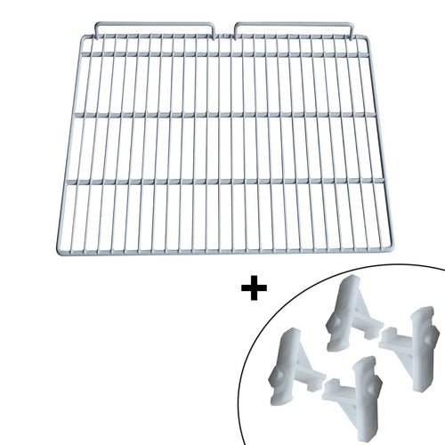 Ritilä - 630x490 mm - harmaa - plastifioitu - sis. 4 kiinnikettä - yhteensopiva TKSS600SFN