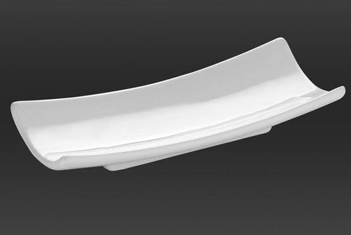 (6 kpl) kulho - posliini - 150x60 mm - valkoinen