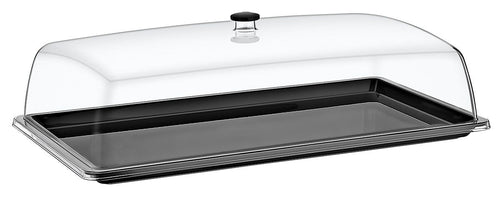 Tray with Dome Cover - GN 1/1 - Polycarbonate - 500x325mm - Height: 170mm - incl. GN 1/1 tray