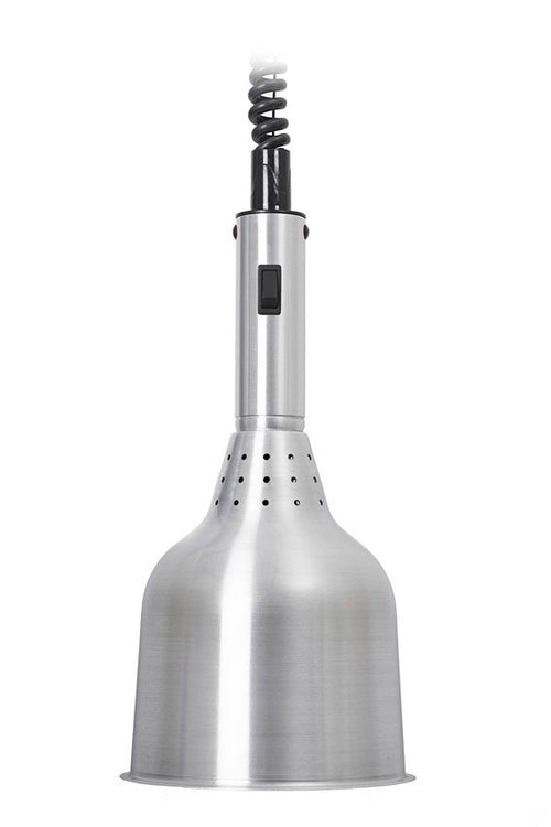 Lämpölamppu - 250 W - Ø 180 mm - korkeussäädettävä - alumiini