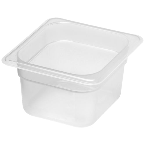 (6 pieces) CAMBRO | Gastronorm Container - 1/6 - Polypropylene - Translucent - 100 mm