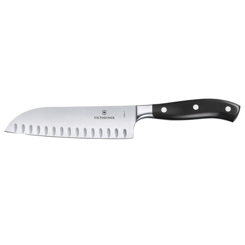 VICTORINOX | Grand Maître Vegetable Knife 80 mm – Straight Edge - Black Handle - Stainless Steel Blade