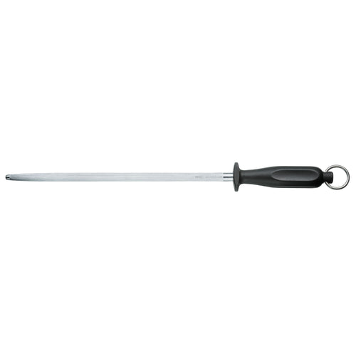 VICTORINOX | Butcher Knife Honing Steel – Oval - Fine Cut - 300 mm Rod - Black Handle