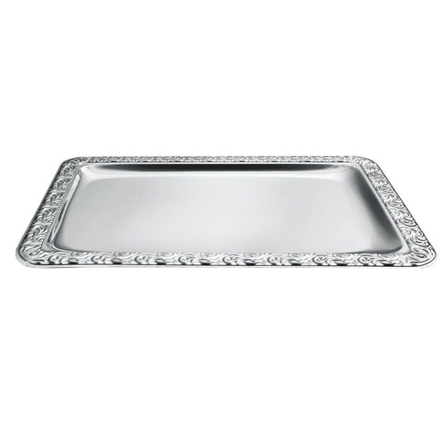 Tarjotin - Ruostumaton teräs - 350x240 mm - 7 mm - Konepesunkestävä