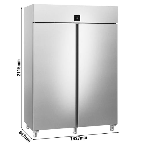 LIEBHERR | Commercial Upright Freezer – Stainless Steel – 1096 L – GN 2/1 – double door – 6 Racks