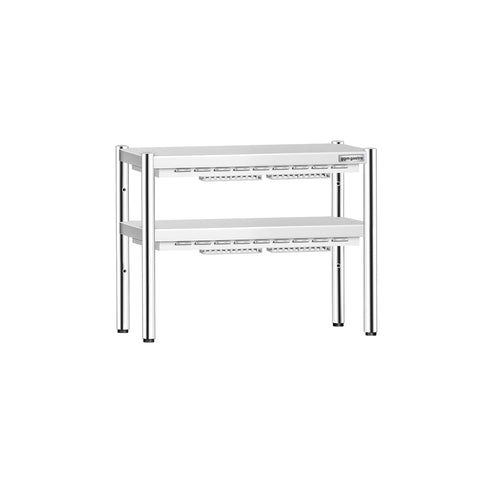 Lämpösilta PREMIUM - keraamisella säteilijällä - 800x370 mm - 700 W - 2 lämmitettyä tasoa - korkeussäädettävä