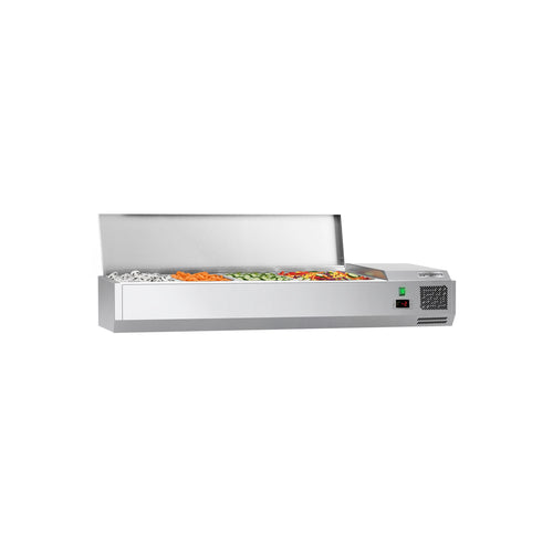 Countertop Prep Well / Refrigerated Topping Unit ECO - 1200x281/395mm - 4x GN 1/3