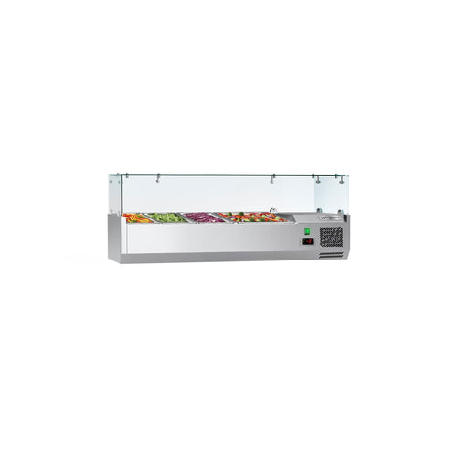 Countertop Prep Well / Refrigerated Topping Unit ECO - 1200x395mm - 4x GN 1/3