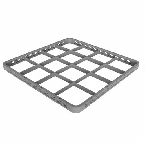 Reunakehys - GN 1/1 - 500x500 mm - 16 lokeroa - harmaa - yhteensopiva: GKU16N