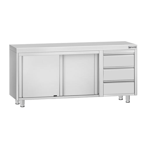 RST-työkaappi ECO - 1800x700 mm - 3 vetolaatikkoa oikealla