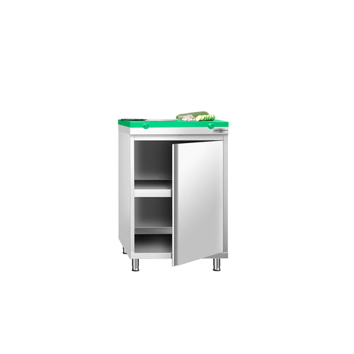 RST-työkaappi PREMIUM - 600x600 mm - 1 saranaovi - sis. leikkuulauta Vihreä