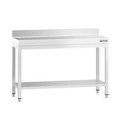 RST-työpöytä PREMIUM - 1200x800 mm - alatasolla & roiskesuojalla