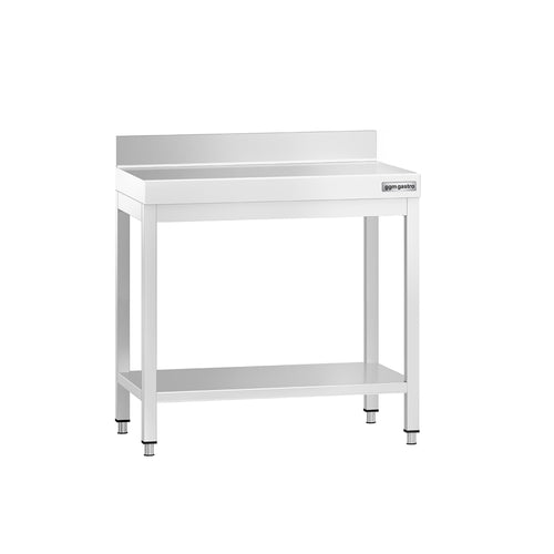 RST-työpöytä PREMIUM - 700x700 mm - alatasolla & roiskesuojalla