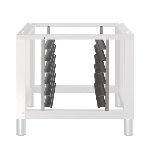 Blechhalter - 790x840 mm; 700 mm; GN 1/1; 6 koria; 80 mm - ruostumaton teräs - yhteensopiva: UKDV1255