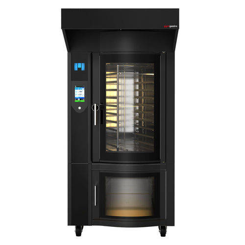 Pyörivä leipomo-kuumailmauuni - Touch - 10x EN 600x400 - sis. konepellin ja lämpökaapin