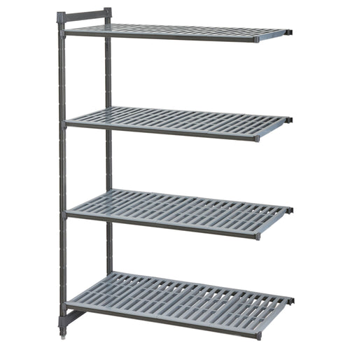 CAMBRO | Camshelving® - Basics Plus - Lisähyllykkö - 1328mm - 4 lovitettua hyllylevyä