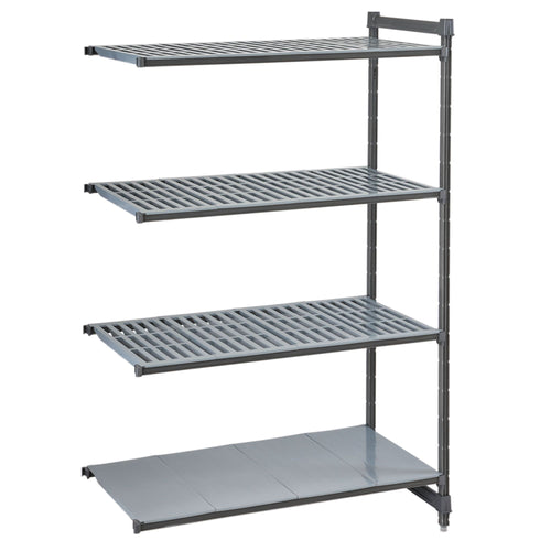CAMBRO | Camshelfing® - Basics Plus - Lisähylly - 1328mm - 3 rei'itettyä ja 1 umpinainen taso